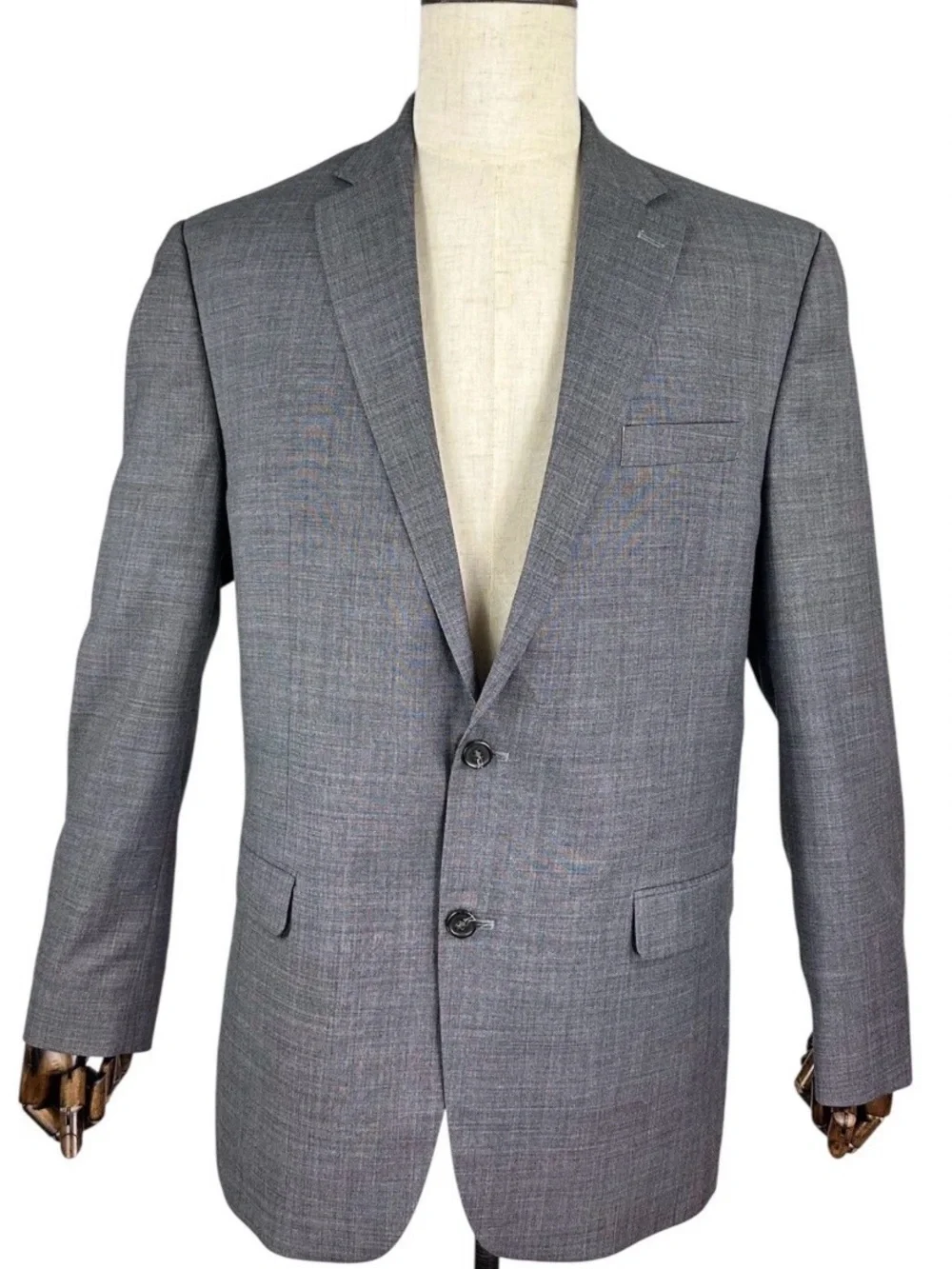 Chaps Two-Piece Suit Blazer 44L Pants 42x30